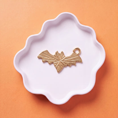 Grinning Bat Charm for BEADBOO dog collar necklace — back