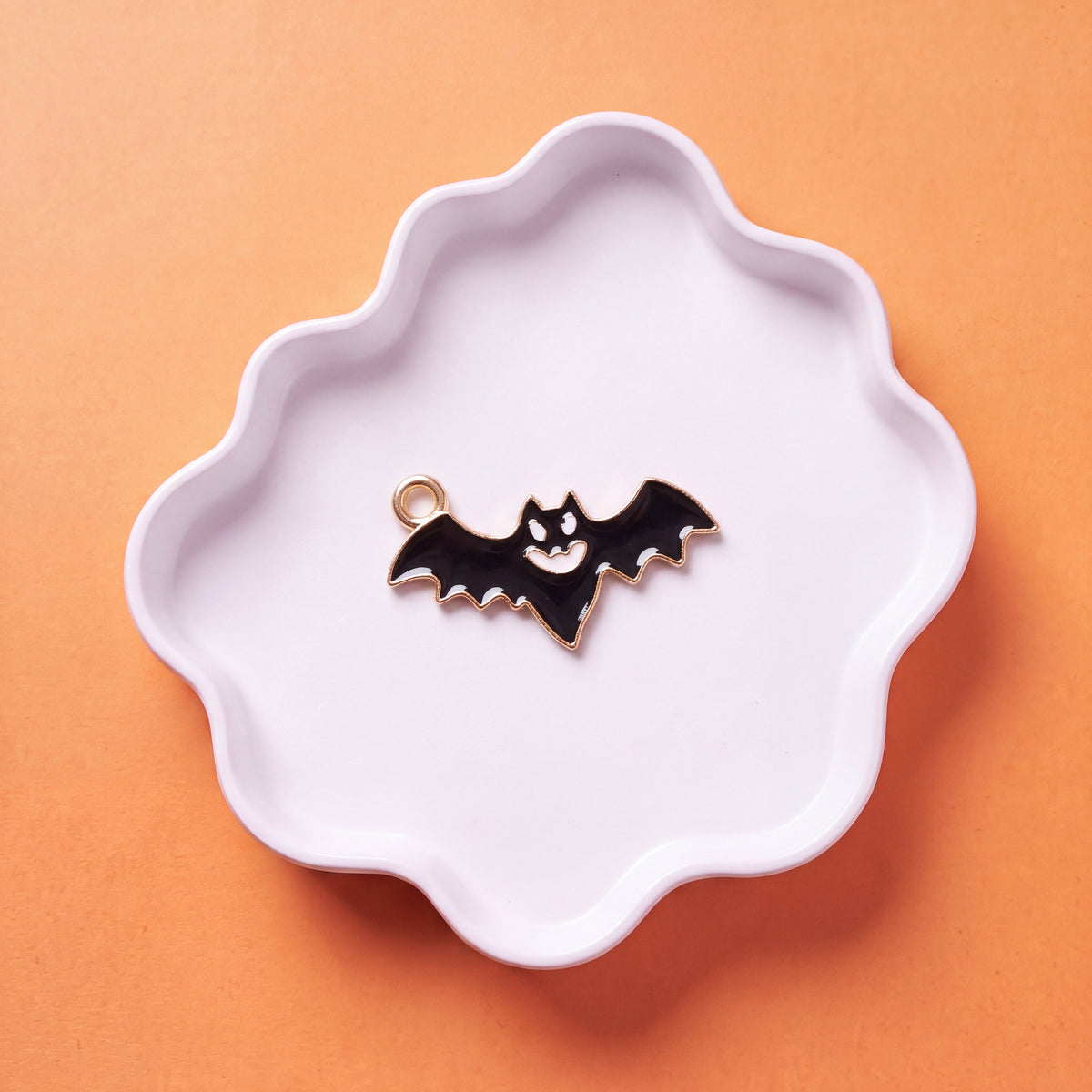 Grinning Bat Charm for BEADBOO dog collar necklace