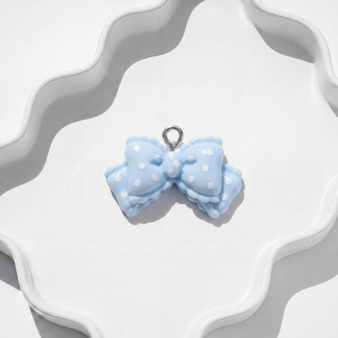 Polka Bow Charm