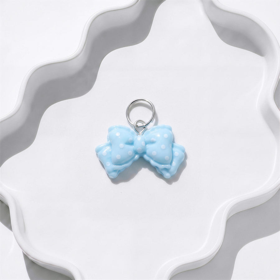 Polka Bow Charm