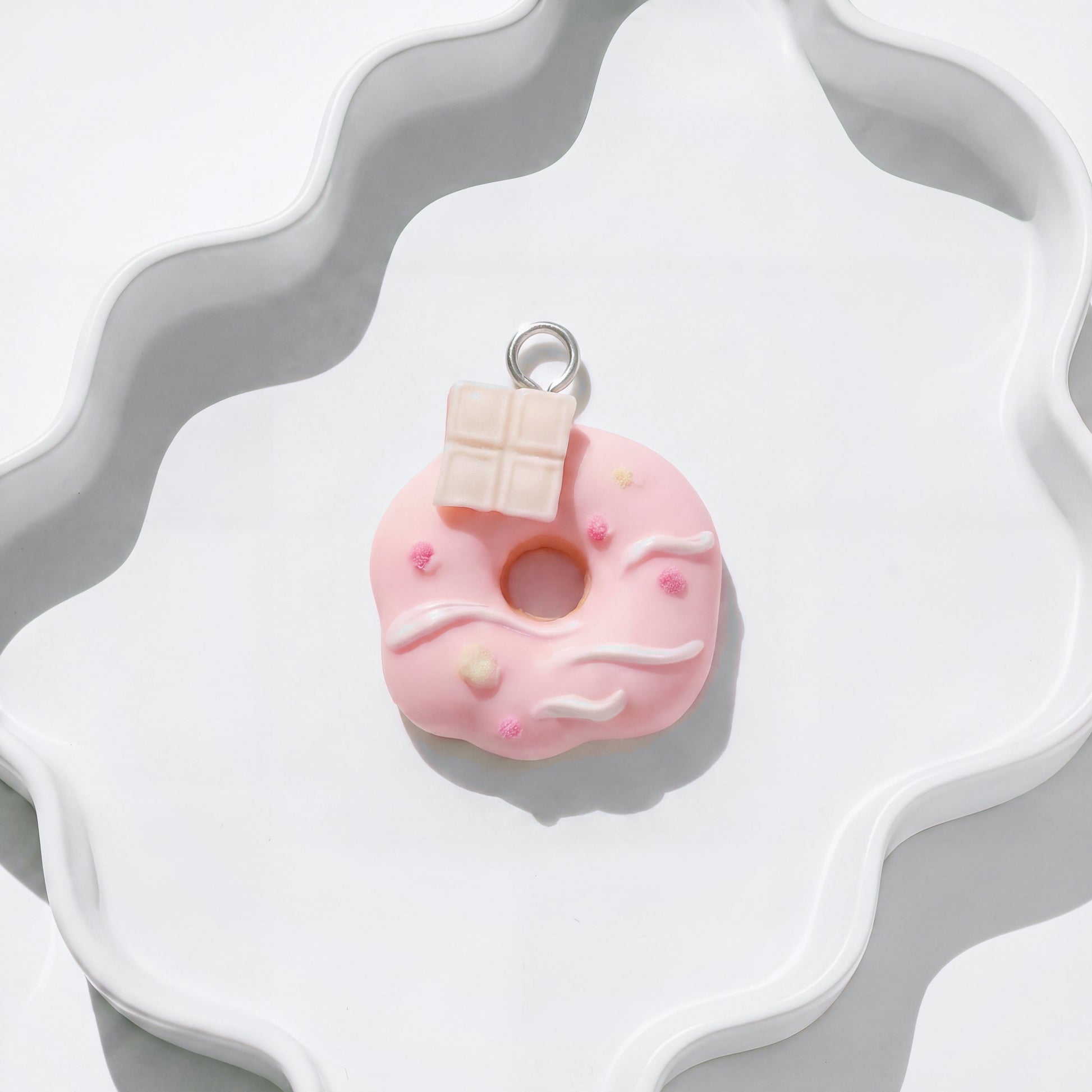 Sprinkle Donut Charm for Beadboo dog collar necklace