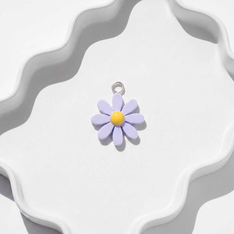 Blue Daisy Charm