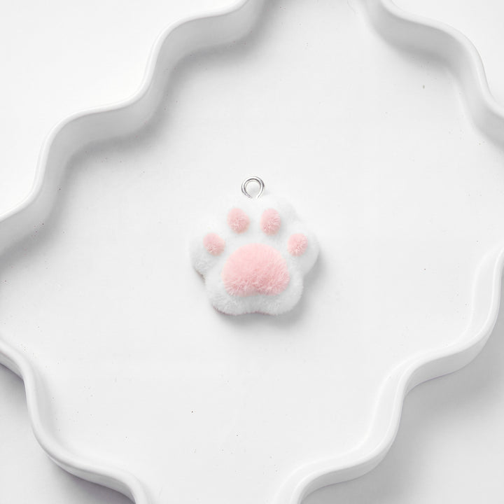 Fluffy Paw Charm for BEADBOO dog collar necklace