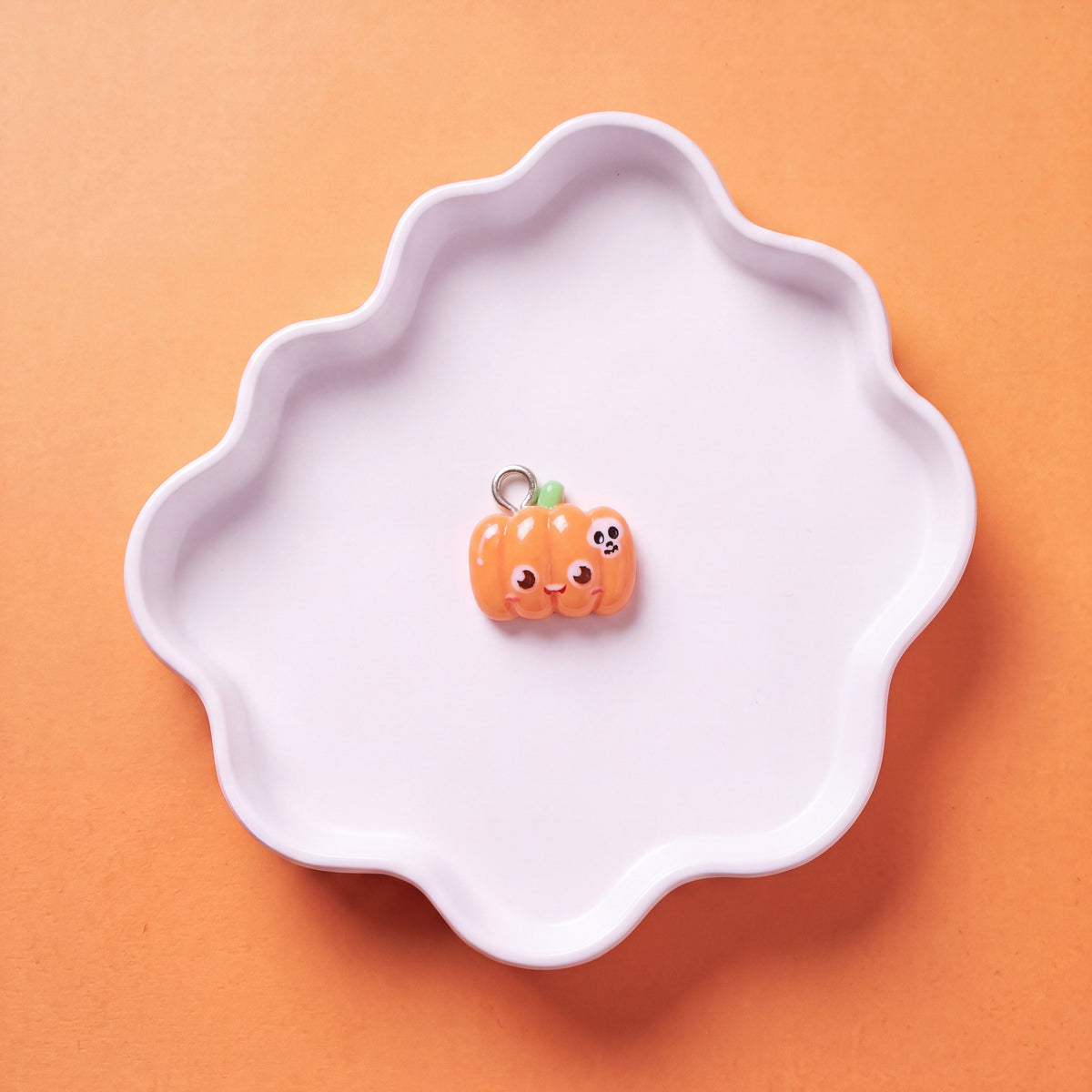 Pumpkin Pal Charm for BEADBOO dog collar necklace