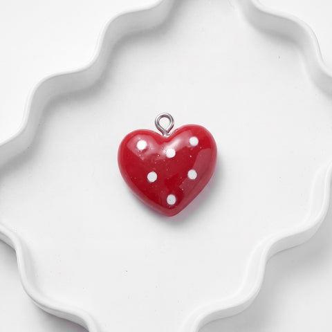 Dotty Heart Charm