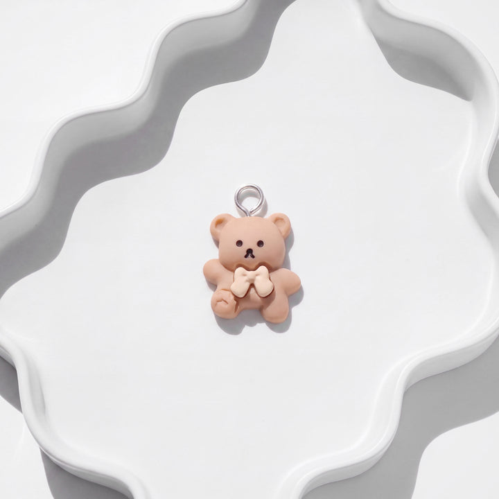 Honey Teddy Charm for Beadboo dog collar necklace