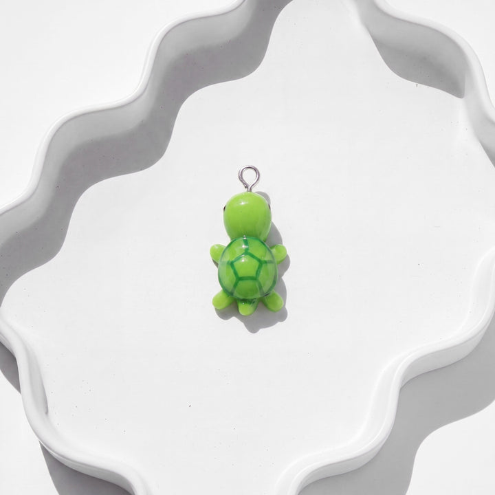 Tiny Turtle Charm for Beadboo dog collar necklace