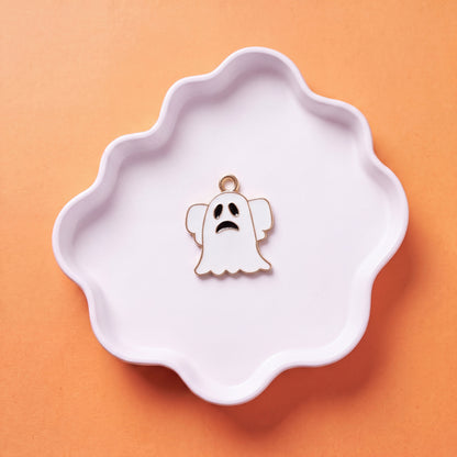 Scaredy Boo Charm for BEADBOO dog collar necklace