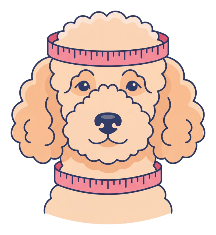 Where to measure: around the head just in front of the ears, and around the neck where the collar sits